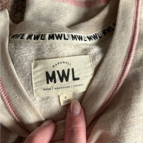 Madewell MWL Matching Set Sweatshirt and Sweatpants/Joggers - Picture 2 of 6
